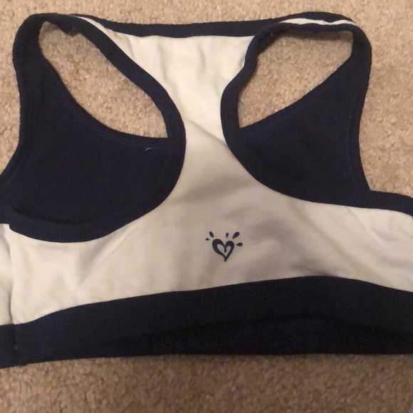 a justice sports bra with mermaid squad on it - Picture 3 of 3